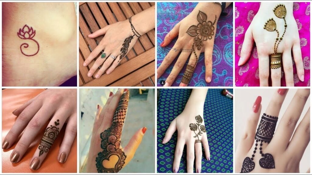 simple mehndi designs for girls