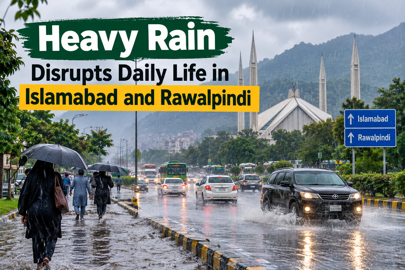 Heavy Rain Disrupts Daily Life