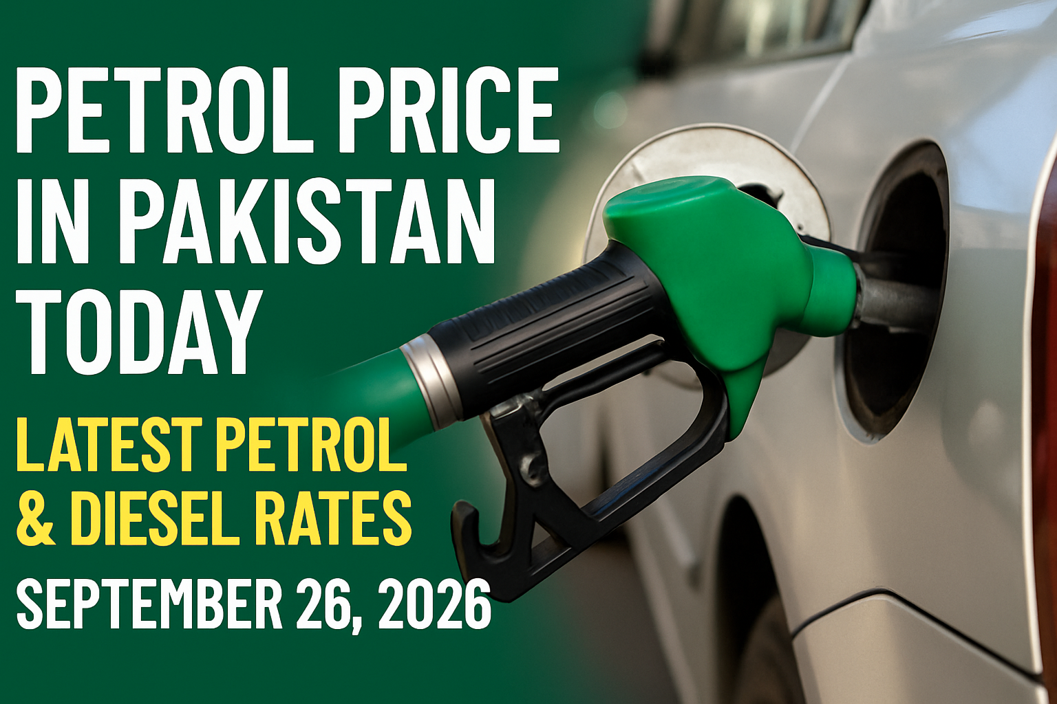 Petrol Price in Pakistan Today – Latest Petrol & Diesel Rates September 26, 2026