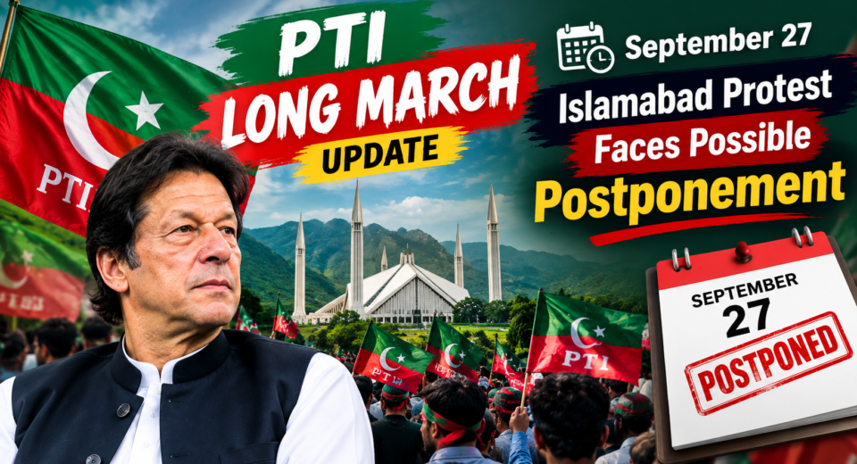 PTI protest postponement