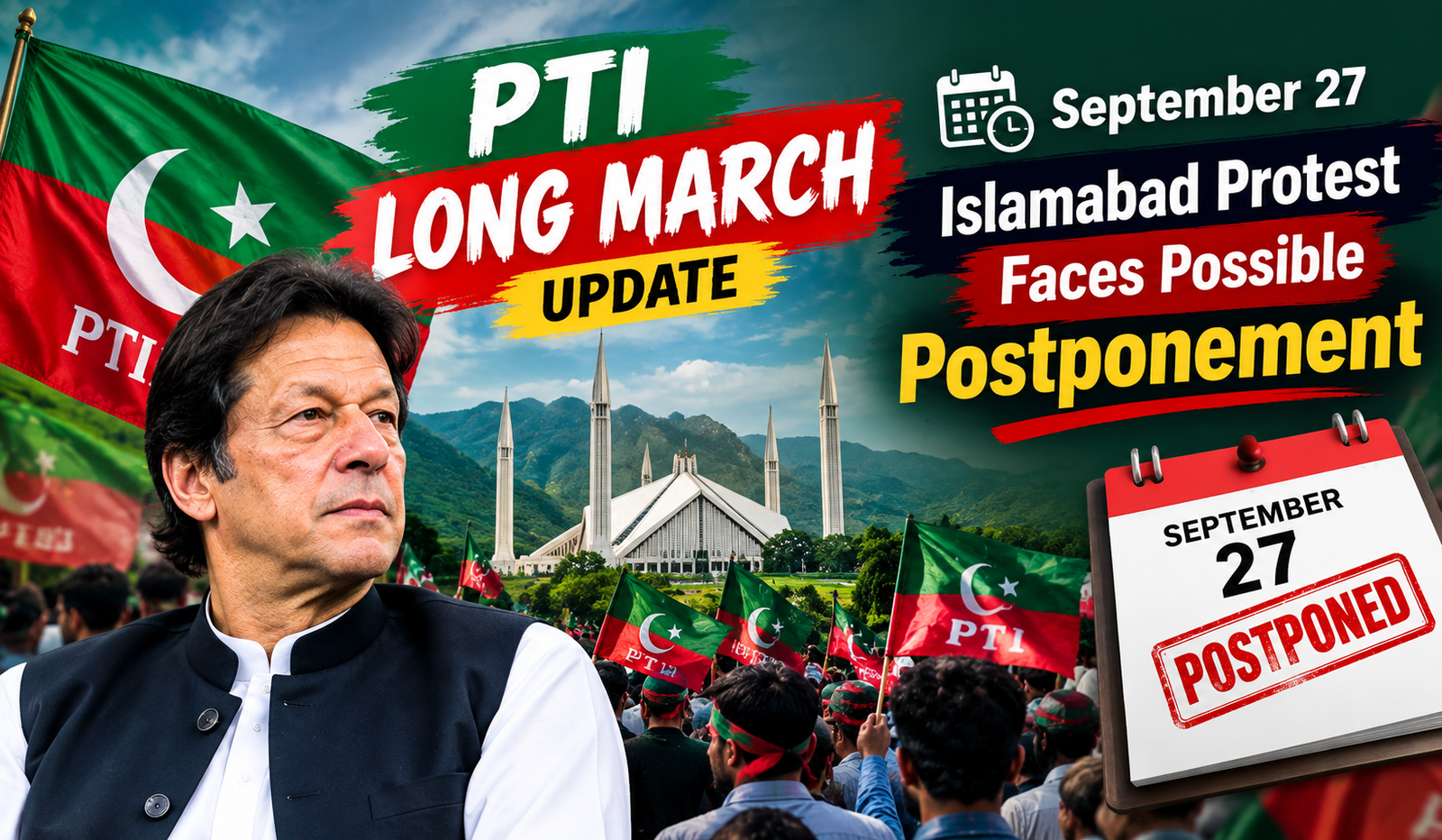 PTI protest postponement