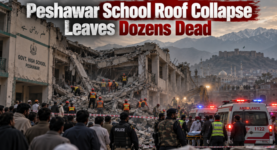 Peshawar School Roof Collapse Leaves Dozens Dead