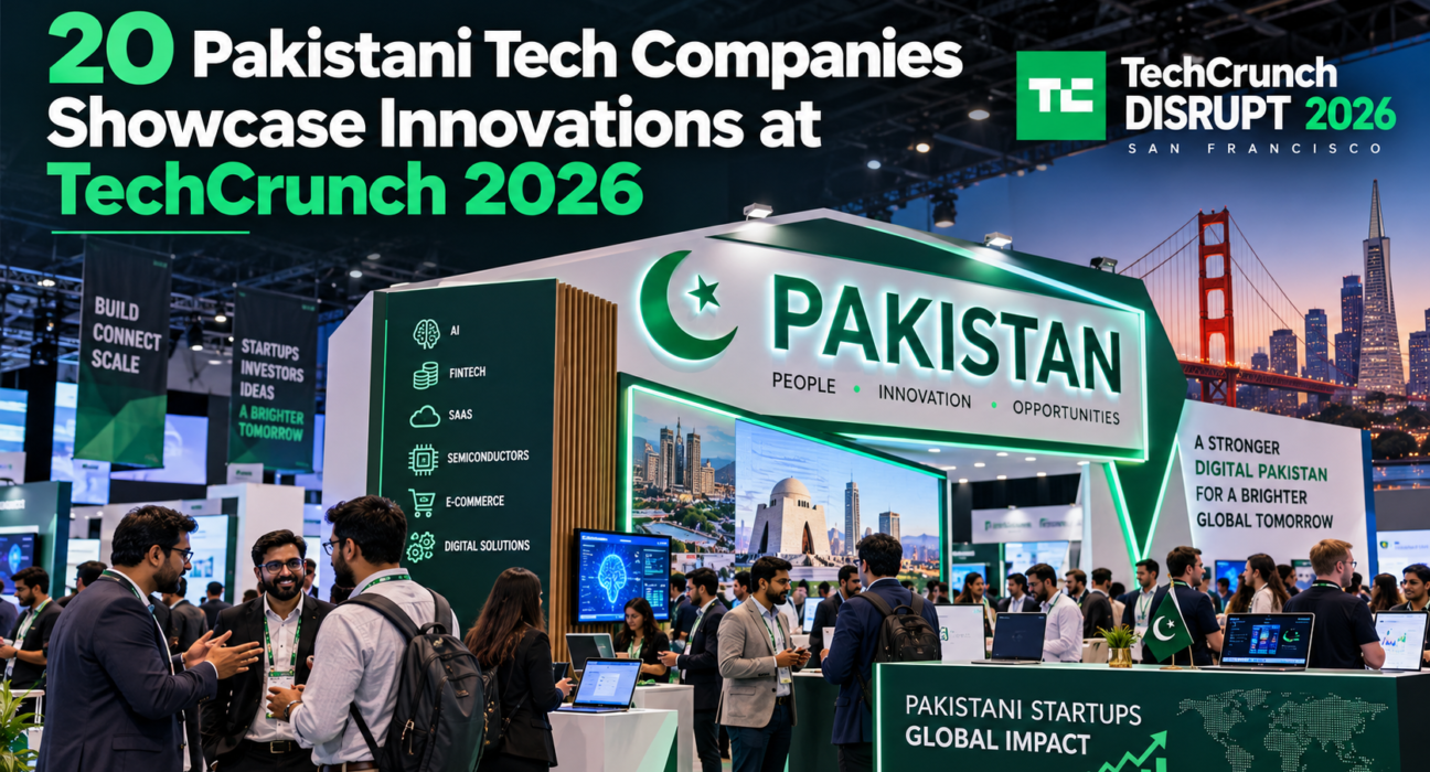 Pakistan Showcases 20 Tech Companies at TechCrunch Disrupt 2026