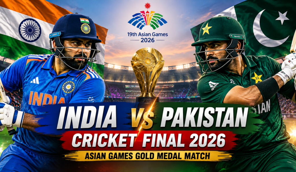 Pakistan vs India Asian Games Cricket Final 2026