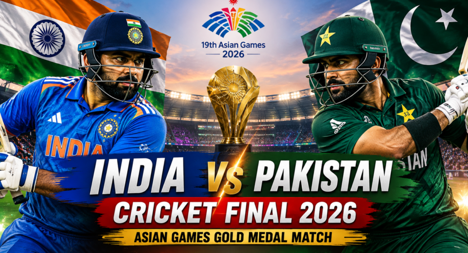 Pakistan vs India Asian Games Cricket Final 2026