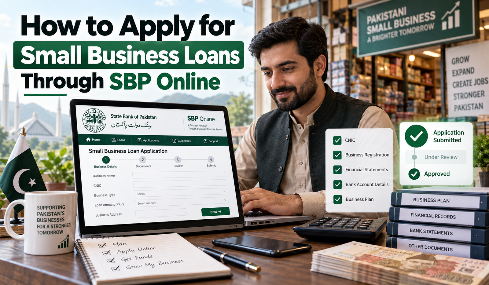 How to Apply for Small Business Loans Through SBP Online